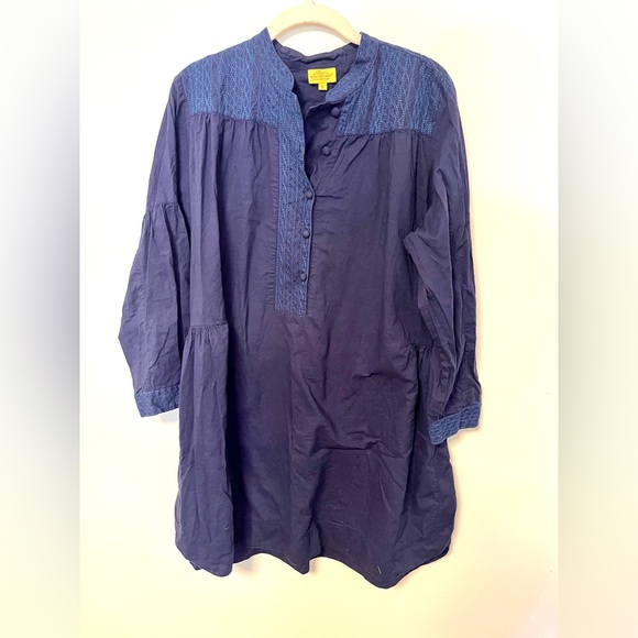 Roberta Roller Rabbit Embroidered Tunic Dress size Large - Picture 1 of 5